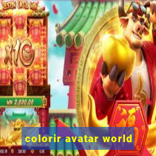 colorir avatar world